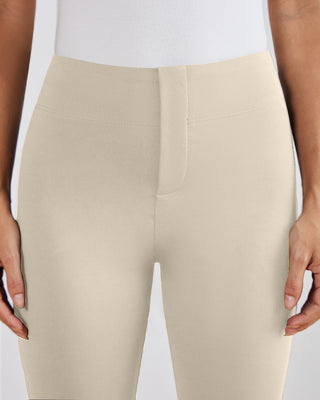 SwanSoft™ Faux-Fly Bootcut Work Trouser